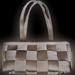 Harveys Tan Cream Color Seatbelt Bag Medium Size